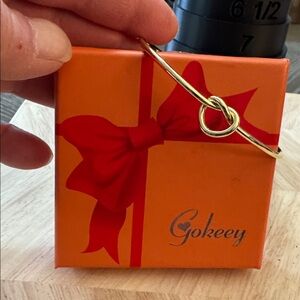 Gokeey Gold Cuff Twisted Bracelet